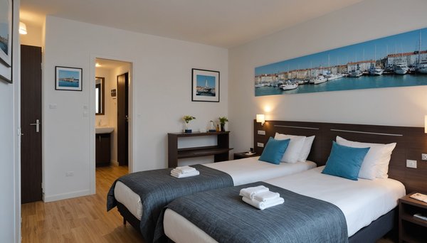 Hôtel économique à la rochelle : confort près du port